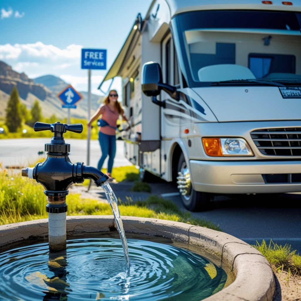 Finding Free Water and Dump Stations on the Road: Tips and&nbsp;Tools